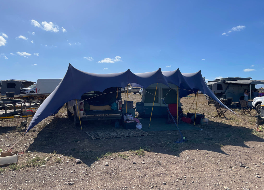 Stretch Tents at Festivals: The Ultimate Guide to Surviving (and Styling) in the dust.