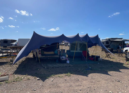 Stretch Tents at Festivals: The Ultimate Guide to Surviving (and Styling) in the dust.