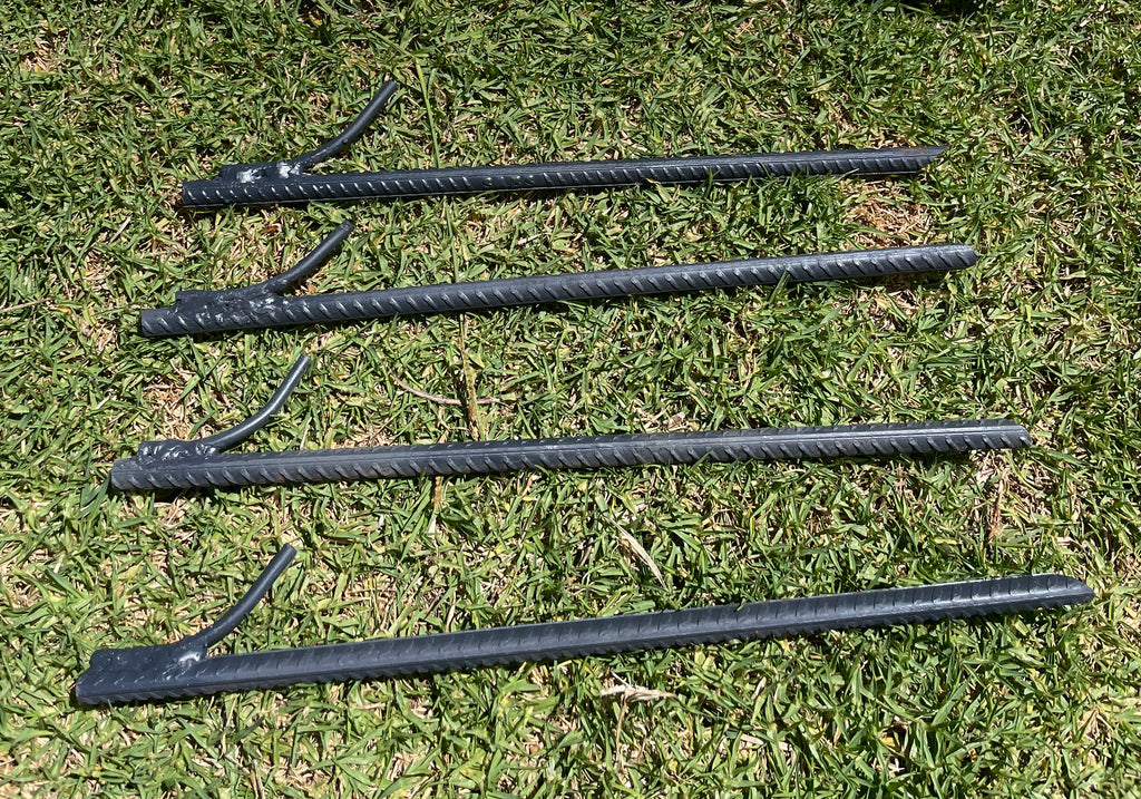 Rebar ground pegs